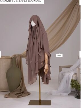 Ayada Taupe Khimar Hijab